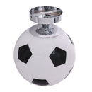 Kid' Bedroom Glass Football Flush Mount Ceiling Light Creative Soccer Children's Boys Room Ceiling Light Fixtures 220V ( No Bulb )