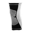 Sports Basketball Soccer Running Cycling Knee Support Protective Gear Soft Sweat Absorbing Sleeve Kneepad Brace -White M