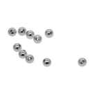 10Pcs 8mm S925 Sterling Silver Seamless Spacers Beads Jewelry DIY Making