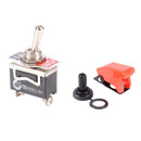 Car Dash Light Flick Toggle Switch On Off SPST With Knob Cover Missile Cover