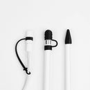 Silicone Protective Anti-lost Pencil Cap/Cap Holder/Tip Cover/Adapter Tether for Apple iPad Pro Pencil Black