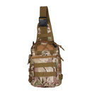 Outdoor Hiking Camping Shoulder Carry Backpack Camping Hiking Bag Pocket Charms Adjustable Shoulder Strap Bag - CP Camo