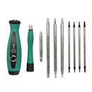 10Pieces Screwdriver Set Magnetic Phillips Slotted Double Head Socket Nut Convenient Home Repair Hand Tools Set
