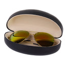 PU Leather Sunglasses Eyeglasses Case Cover Skin Storage Box Black