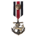 Unisex Vintage Navy Style Horse Anchor Medal Brooch Lapel Pin Punk Jewelry