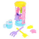 6pcs Durable Sand Beach Toy Set for Kids with Water Wheel, 1 Water Can, 1 Rake, 1 Shovel and 2 Animal Molds