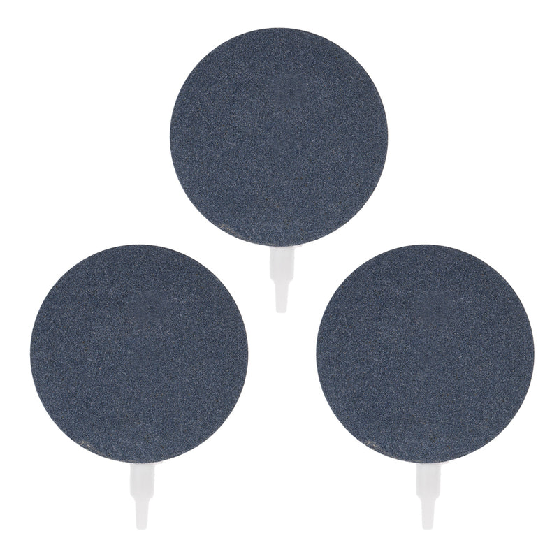 Aquarium Bubble Air Stone Fish Tank Pump Hydroponics Disk Diffuser 10cm 3Pcs