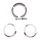 3" inch SS 304 V-band Clamp Flange Kit FOR Turbo Exhaust Down Pipe
