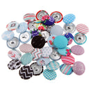 50 Pieces Assorted Fabric Shank Buttons Embellishment Sewing Crafts Buttons 18mm