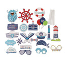 Pack of 21/Set Birthday Photo Booth Props Boy Baby Shower Mask Photobooth Props