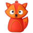 16GB High Speed USB 2.0 Cartoon Fox Model Flash Drive Memory U Disk for PC Loptop
