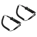 2 Pieces Security Coil Kayak Canoe Paddle Leash Fishing Rod Holder Lanyard Keeper Tether
