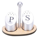 Stainless Steel Spice shaker Pepper Salt Bottle Seasoning Pot Box Tool Set