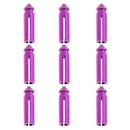 9 Pieces Anodised Aluminum Dart Flight Savers / Protectors Purple