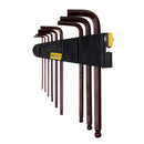 Long Arm Ball End Hex Key Wrench Set Bicycle Cycling Bike MTB Bicycle Repair Tool Set Kits with Tool Holder