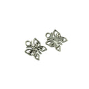 100 Pieces/ Pack Filigree Hollow Out Butterfly Shape Charm Pendant Jewelry DIY Making for Necklace Earring Bracelet
