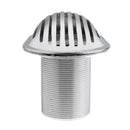 Marine 2'' Threaded Thru-Hull Plumbing Fitting with Scoop Intake Strainer Boating Equipment