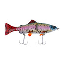 Plastic 3D Eyes Bass Trout Catfish Fishing Lures with VMC Hooks Fishing Equipment Hard Bait