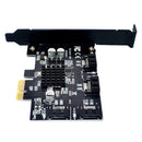 PCIe 2.0 x 1 to SATA III 4 Ports Adapter Card with Low Profile Bracket
