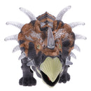 Kids Boys Gift Machine Electric Dinosaur Triceratops with Light Sound Toy