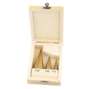 3 Pieces High Speed Steel Step Wood Metal Hole Cutting Cutter Drill Bit Set Hand Tools