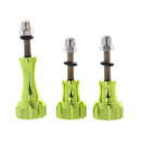 Green-Aluminum Stainless Thumb Knob Bolt Nut Screw Set for GoPro Hero3+/3/2/1 Camera Accessories Fastening Easy Install