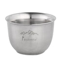 50ml Mini Travel Portable Camping Cup Stainless Steel Double Wall Insulated Hot Tea Water Mug