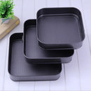 3x Square NonStick Muffin Desert Mold Egg Tarts Tray Cupcake Baking Pan, Dishwasher Safe, Great Gift for Birthday, Anniversary