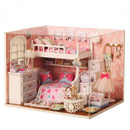 DIY Miniature Dollhouse with Furniture Set Doll Room Kids Toy - Dream Angels
