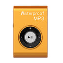 Premium Mp3 Music Player Waterproof FM Radio 4GB with Clip and Earphone for MP4 OGG ACELP Orange