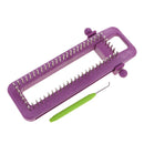 Adjustable Rectangle Knitting Loom Kit Knitting Socks Scarf Hat Plastic Knitting Tools