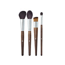 4 Pieces Makeup Brushes Set for Face Lip Eye Foundation Powder Cream Blush Bronzer Comestic