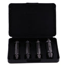 4Pieces Screw Extractor Drill Bits Guide Set Broken Damaged Bolt Remover Easy Out In Case