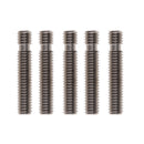 5Pcs/Pack M6x30mm Nozzle Throat with PTFE Tube For 3D Printer Extruder 1.75mm Filament MK8