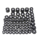 Plastic Bolt Lug Nut Caps Covers Set for Harley Twin Cam Dyna 1991-2013