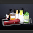 1Pcs Stainless Steel Bath Shower Storage Suction Basket Caddy Shelf for Kitchen Bathroom Organiser and Storage 38 x 13.7 x 6cm