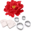 DIY Cookies Cutter Sugarcraft 4pcs Decorating Cupcake Fondant Set Flowers