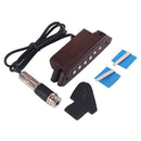 Acoustic Guitar Soundhole Transducer Pickup Preamp with Endpin Plug