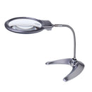 2X5X Magnifying Glass Reading Jewelry Repair Flexible Table Lamp Magnifier