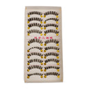 Easy Apply Reusable 10 Pairs Long Thick Cross Artificial Eyelashes Eye Makeup Cosmetic Tools 6-13MM