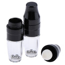 Plastic 5ml Empty Lip Gloss Balm Shaking Bottles Tube Container with Brush Cosmetic Makeup Container Pack of 2