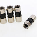 10 Pieces F Type Compression Snap Seal Plug Connector Sky Satellite TV Cable