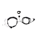 Throat Mic Acoustic Air Tube Earpiece Headset PTT Adjustable Anti-noise Neckband For Walkie Talkie Radio