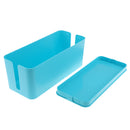 13'' Socket Cable Storage Box Wire Management Children Safety Organizer Blue
