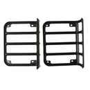 Black Tail Light Guard Cover Protector for Jeep Wrangler JK 2007-2016