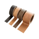 4 Rolls 15mmx3m, 30mmx5m Simple Kraft Paper Tape Set DIY Decorative Stickers Photo Sticker Washi Masking Tape School Supplies