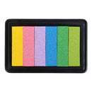 Fashion Ink Pad Korea Stationery DIY Craft for Paper Fabric Wood Colorful Rainbow 8