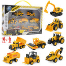 Alloy Cat Mini Machine Construction Truck Toy Simulation Engineering Model Toy Cars Set of 8
