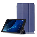 Smart Wake/Sleep Flip Protective PU Case Cover For Samsung T580/T585 Tablet Blue