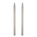 2 Pieces Paracord Needle With Screw Thread Shaft Tip Stiching Needle Silver